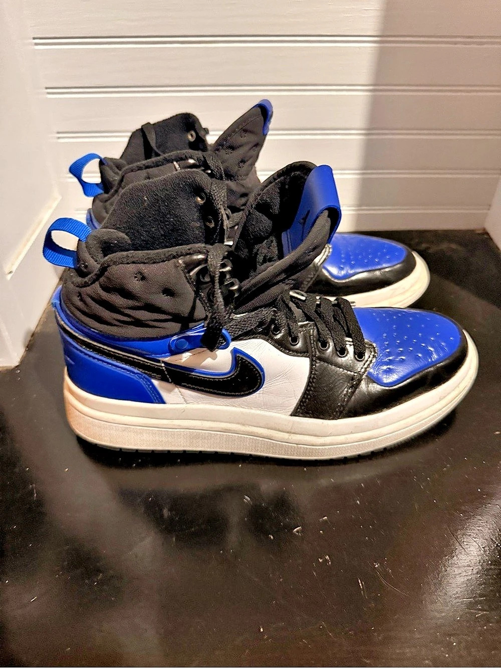 Jordan Air Jordan 1 High FlyEase "Hyper Royal" Sneakers Blue & Black